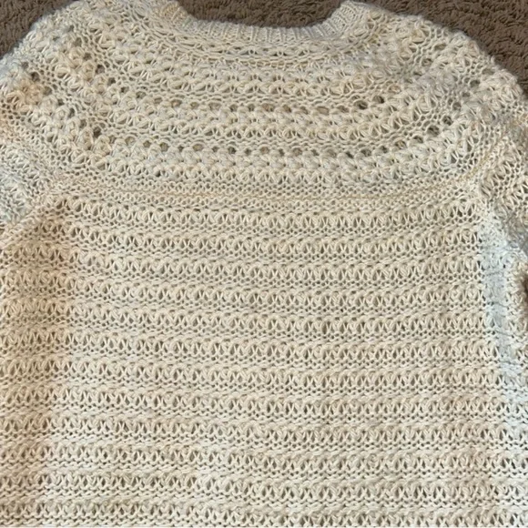 Lauren Ralph Lauren Women's lvory Alpaca Wool Blend Luxurious Knit Sweater SZ XL - Picture 4 of 8